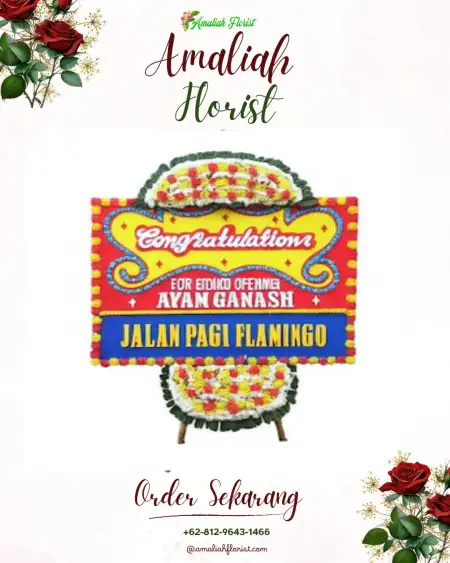 Sewa Papan Bunga Wasile Tengah